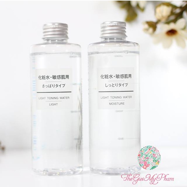 Nước Hoa Hồng Muji Light Toning Water Toner 200ml