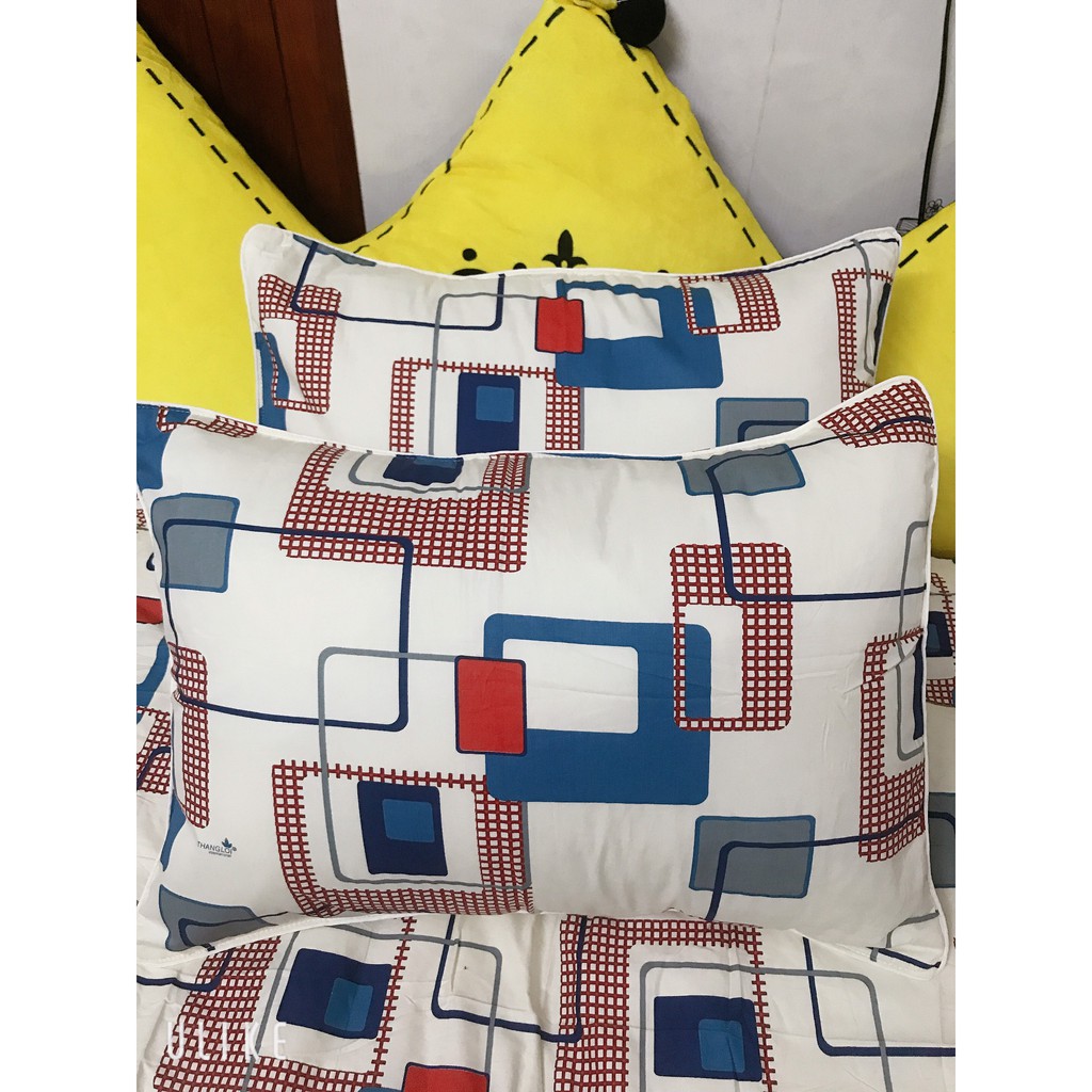 Áo Gối Cotton Thắng Lợi Họa Tiết Đa Dạng, Mềm Mịn, Thoáng Mát, Không Bám Bụi, Không Xù Lông