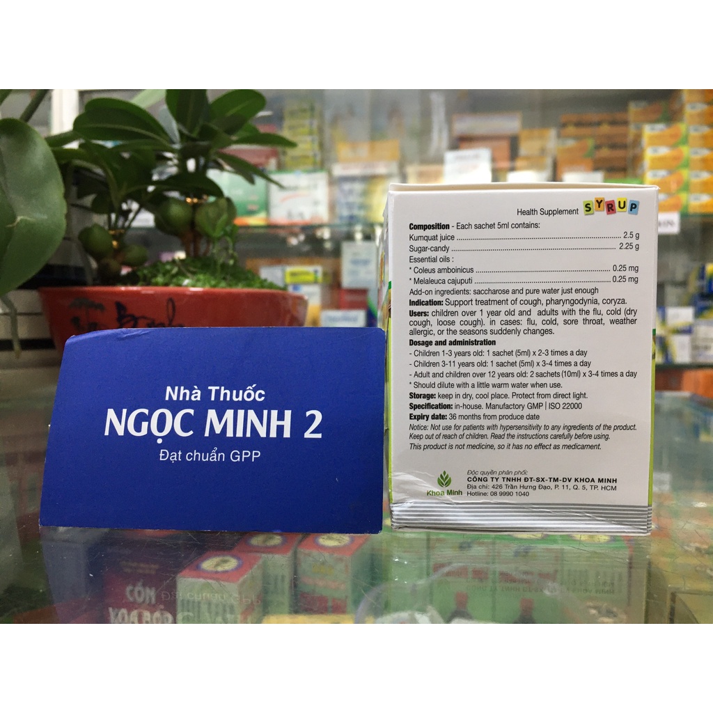 ✅ [Chính Hãng] Codatux Syrup hỗ trợ long đàm, giảm ho, đau họng.