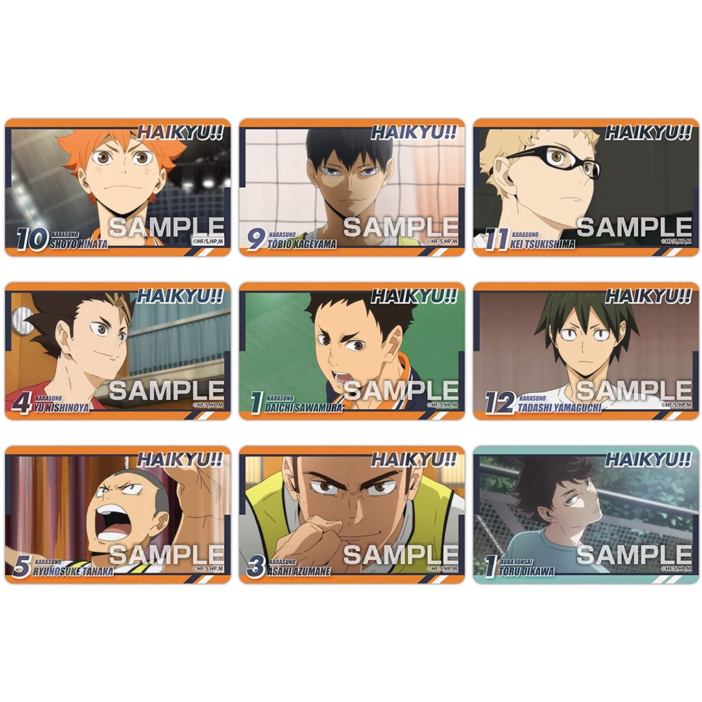 01 Gói thẻ NHÂN PHẨM HAIKYUU!!! TO THE TOP