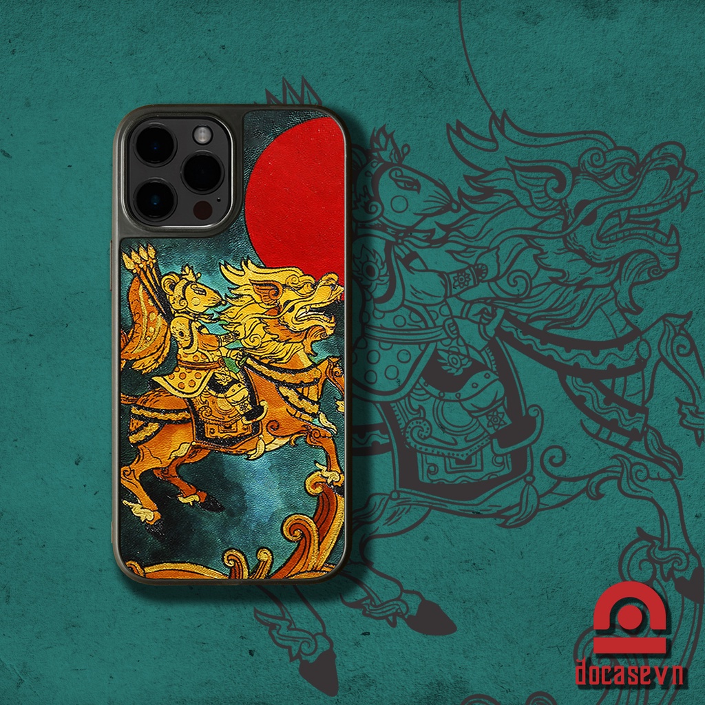 Ốp da Đỏ Case - mẫu Kỳ Lân Tý  - Ốp iphone/samsung - Docase.vn