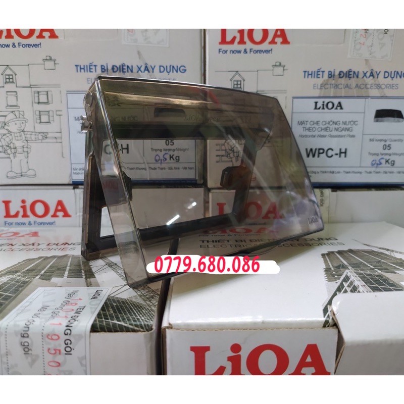 Mặt chống nước ,che mưa Lioa - Mặt che ổ điện ngoài trời LIOA