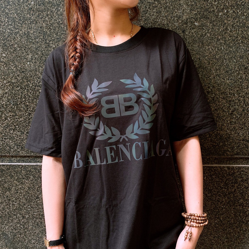 [COMBO MUA 1 ÁO TẶNG 1 MŨ TRƠN LƯỚI THỜI TRANG ] Áo phông Balen.cia chất liệu cotton , áo phông Unisex thời trang | BigBuy360 - bigbuy360.vn