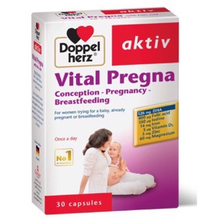 (CHÍNH HÃNG) Vital Pregna nhập khẩu hộp 3 vỉ x10 viên