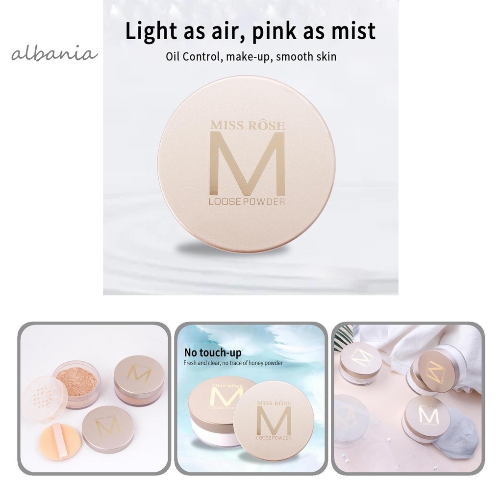Phấn phủ dạng bột cố định lớp trang điểm kiềm dầu chống thấm nước | BigBuy360 - bigbuy360.vn