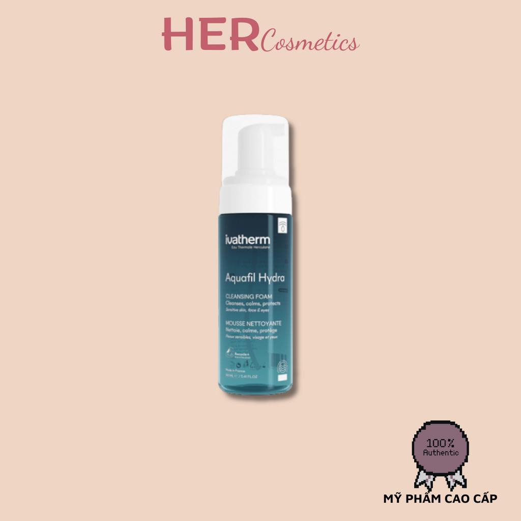 BỌT RỬA MẶT LÀM SẠCH SÂU VÀ BẢO VỆ DA IVATHERM AQUAFIL HYDRA CLEANSING FOAM