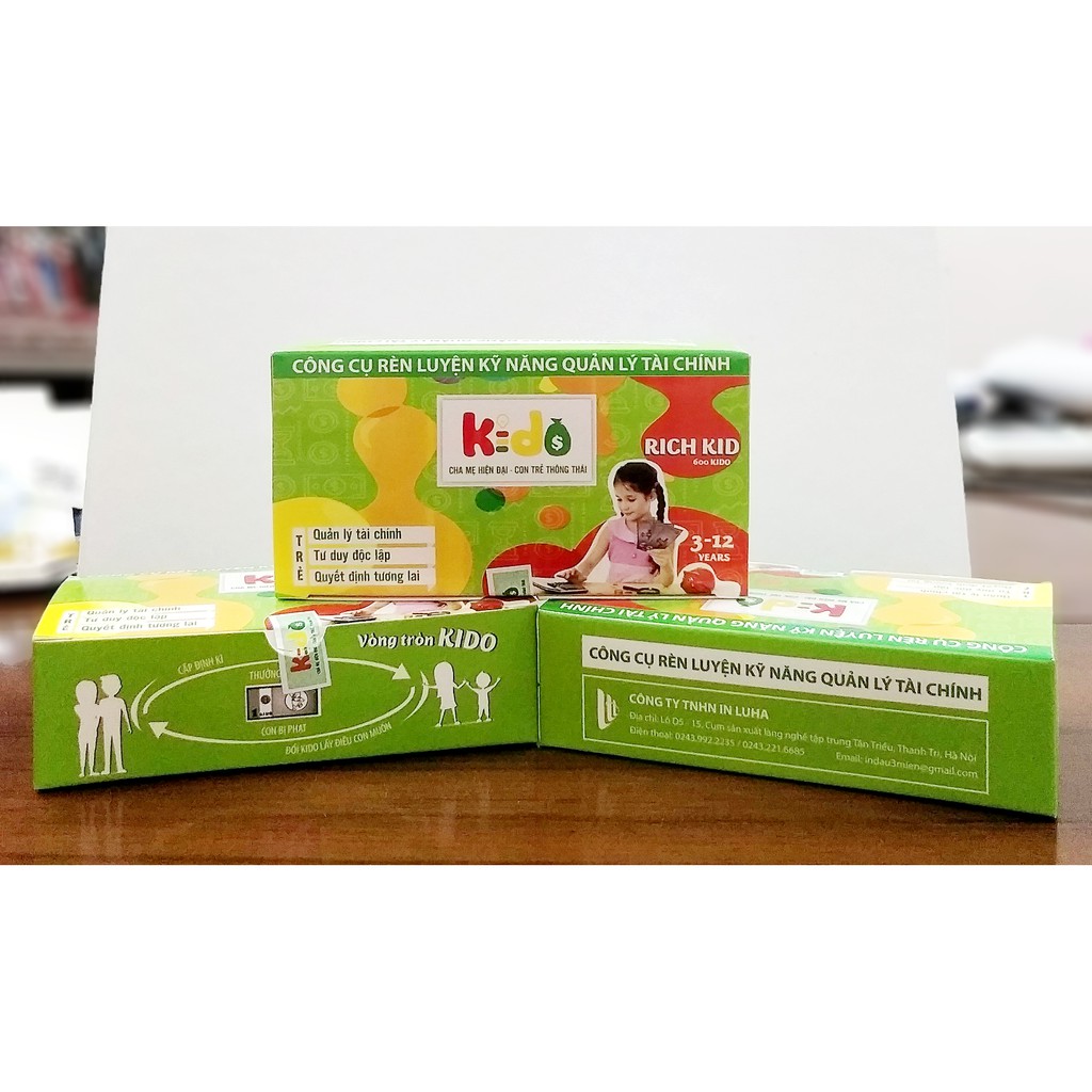 Combo 5 bộ tiền trẻ em Kido - Mỗi hộp 700 kido