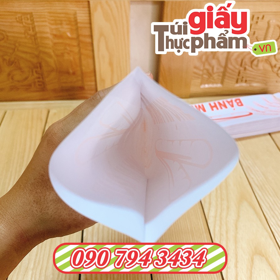 1000 Túi giấy đựng bánh mì que Fort 10 x 29 cm