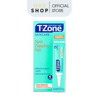Gel giảm mụn cấp tốc, ngăn ngừa mụn t-zone spot zapping gel 8ml - rẻ vô địch
