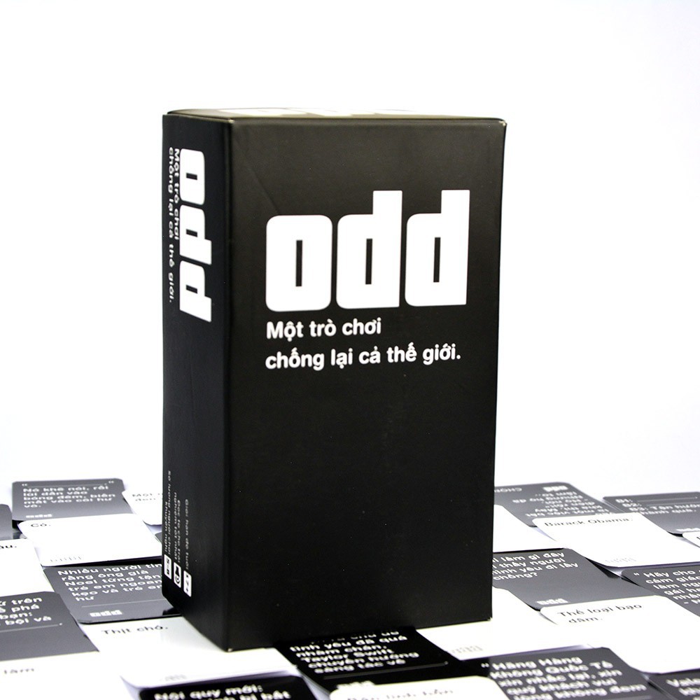 Bài ODD Tiếng Việt, Trò Chơi Board Game Siêu Bựa 500 Thẻ Bài