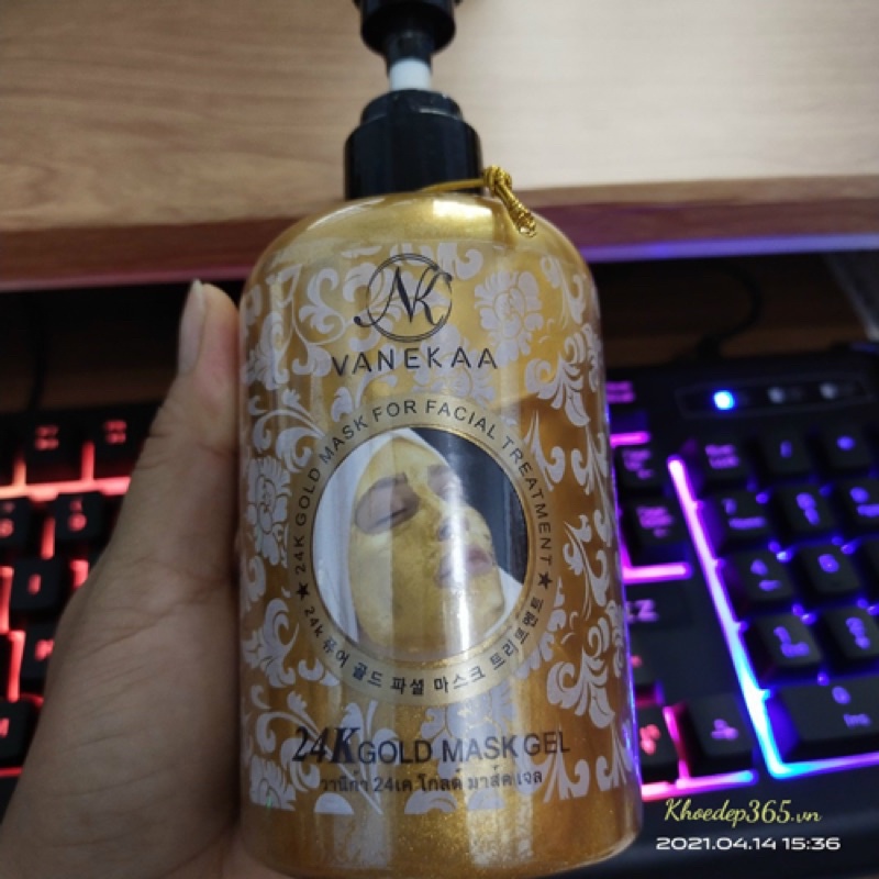 Mặt nạ vàng dạng Gel Vanekaa 24K Gold Mask Gel Thái Lan