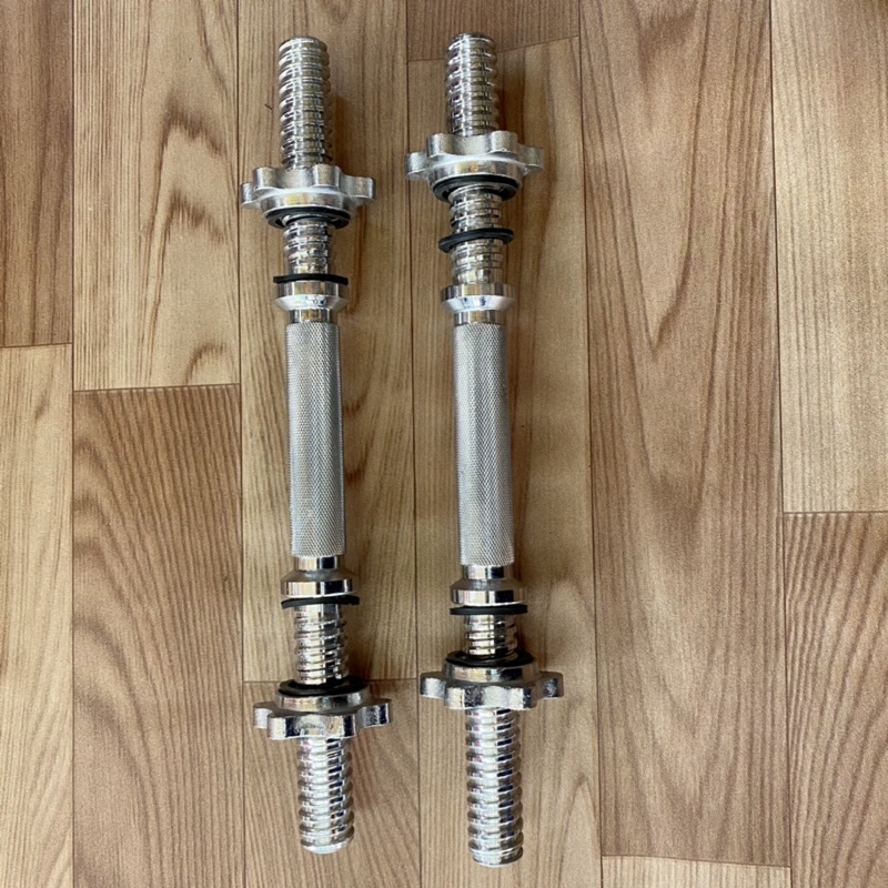 Đòn tạ tay xi inox đẹp xuất sắc - hình chụp tại shop ( 1 cái )