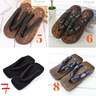 [Order] Geta guốc gỗ nhật bản đế bằng size lớn