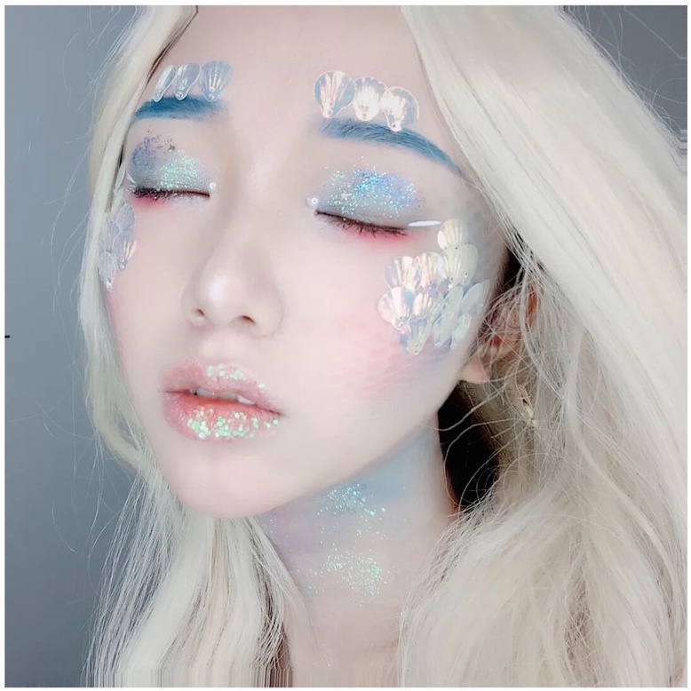 [HÀNG CÓ SẴN] Vỏ sò/vảy cá hologram - phụ kiện makeup,cổ trang, cosplay,..