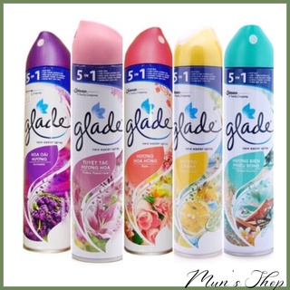 Sịt phòng Glade Hoa Oải Hương/Tuyệt tác hương hoa/Hương chanh / Hương biển phiêu bồng xịt phòng 280ml