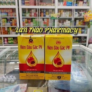 VIÊN DẦU GẤC PV LỌ 100 VIÊN HỖ TRỢ SÁNG MẮT - ĐẸP DA GIÁ TỐT