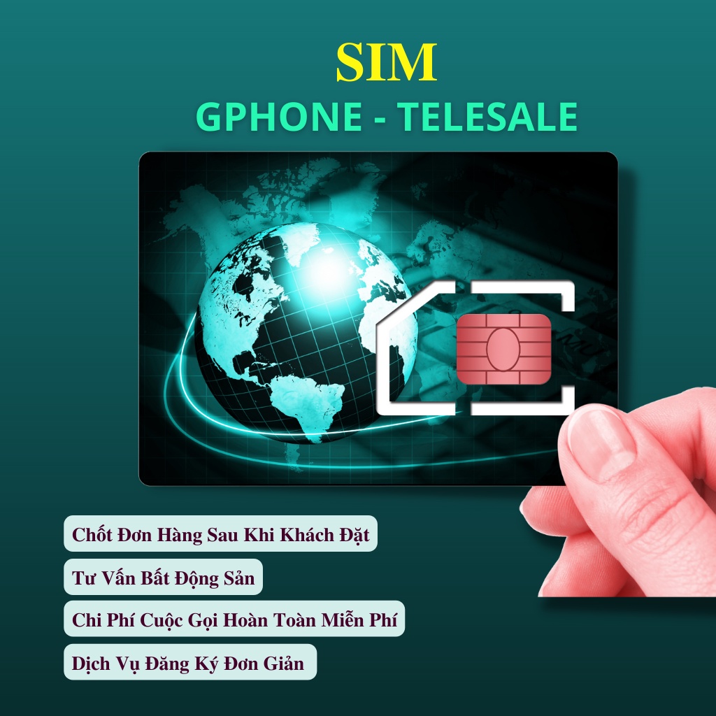 Sim G-Fone Vinaphone , Sim Gọi Miễn Phí Dành Cho Tư Vấn Khách Hàng Chốt Đơn