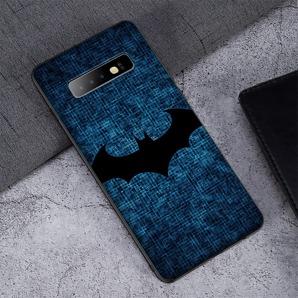 Ốp Lưng Silicone Biểu Tượng Siêu Anh Hùng Batman Uj22 Cho Samsung Note 10 S7 Edge S10 A10S A20S A30S A40S A50S A70S Lite