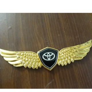 HN- Cánh thiên thần logo Toyota dán nắp capo, nắp cốp - Hàng cao cấp
