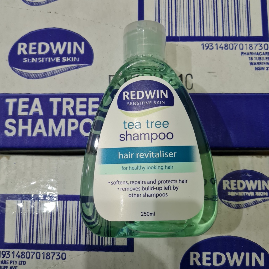 Dầu gội Redwin Úc chiết xuất trà xanh tea trea hết gàu, giảm ngứa 250ml