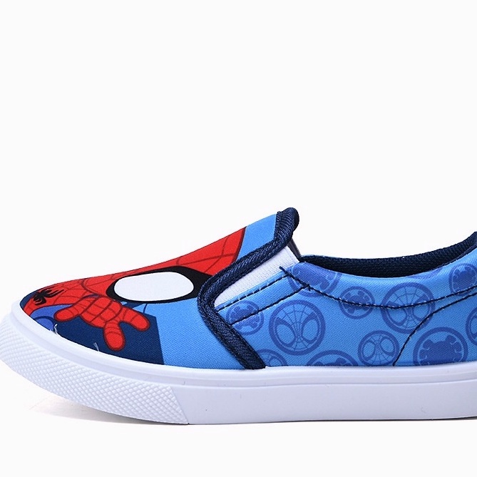 Giày Đi Trong Nhà In Hình Người Nhện Kiểu Hàn Quốc Cho Bé