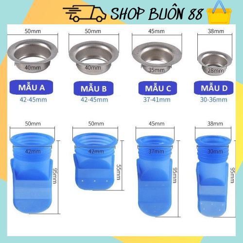 ❌BỘ FULL PHỤ KIỆN⛔Bịt nắp bồn rửa, cống thoát nước ngăn mùi hôi, côn trùng 88146 SHOP BUÔN 88