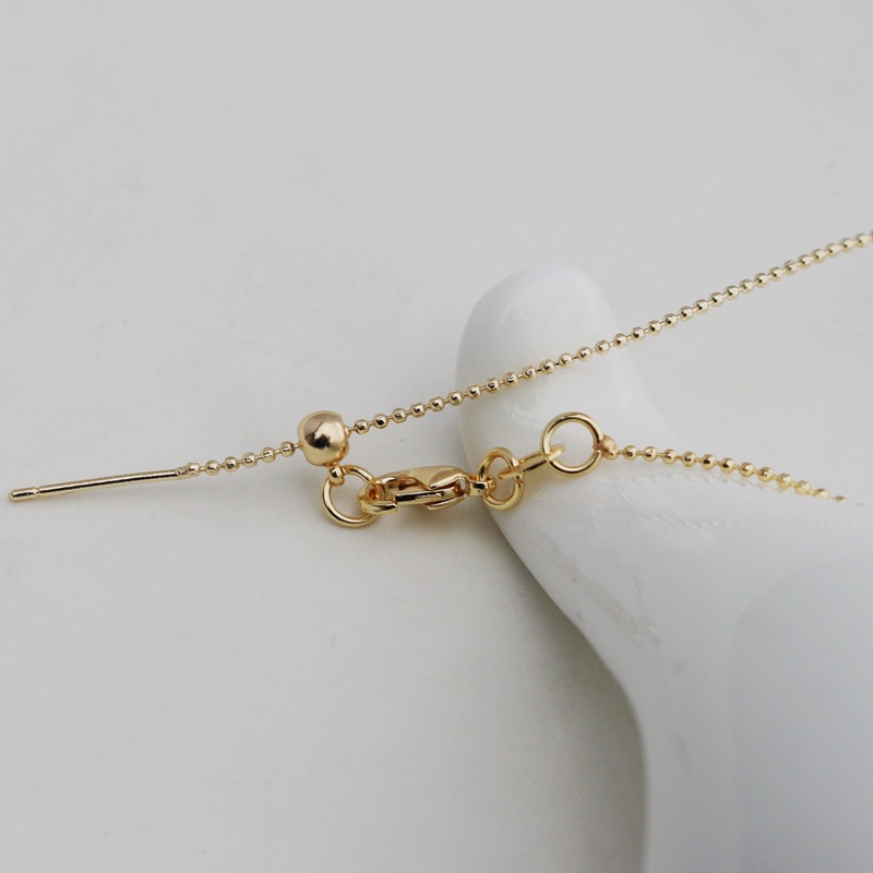 Chuỗi Hạt Đeo Tay 14K DIY 1.0 Hạt Phong Cách Cổ Điển