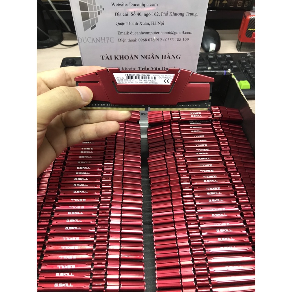 RAM PC DDR4 8GB BUS 2400/2666/2800/30003200 - Kingston/Gskill/Adata/Avexir/T-Force