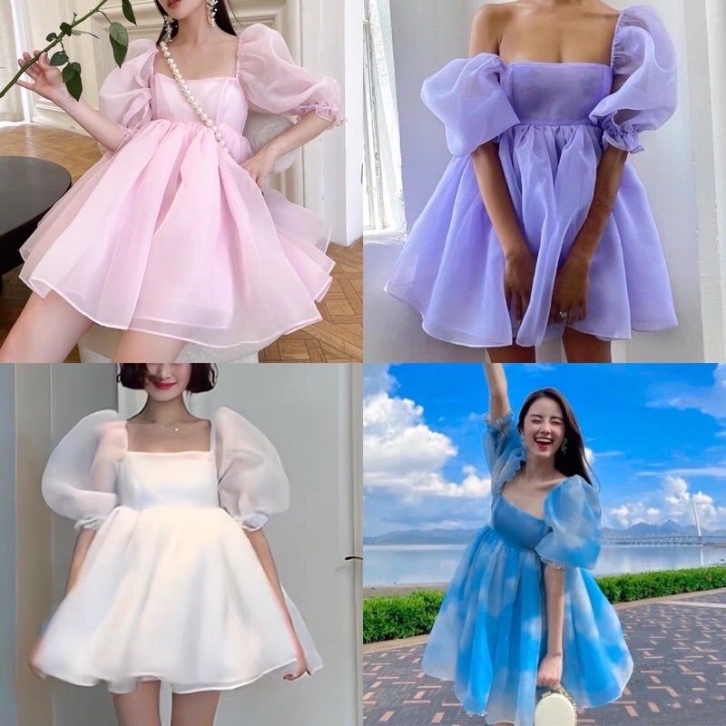 ĐẦM BABYDOLL ULZZANG XOÈ KIỂU DÁNG CÔNG CHÚA 225