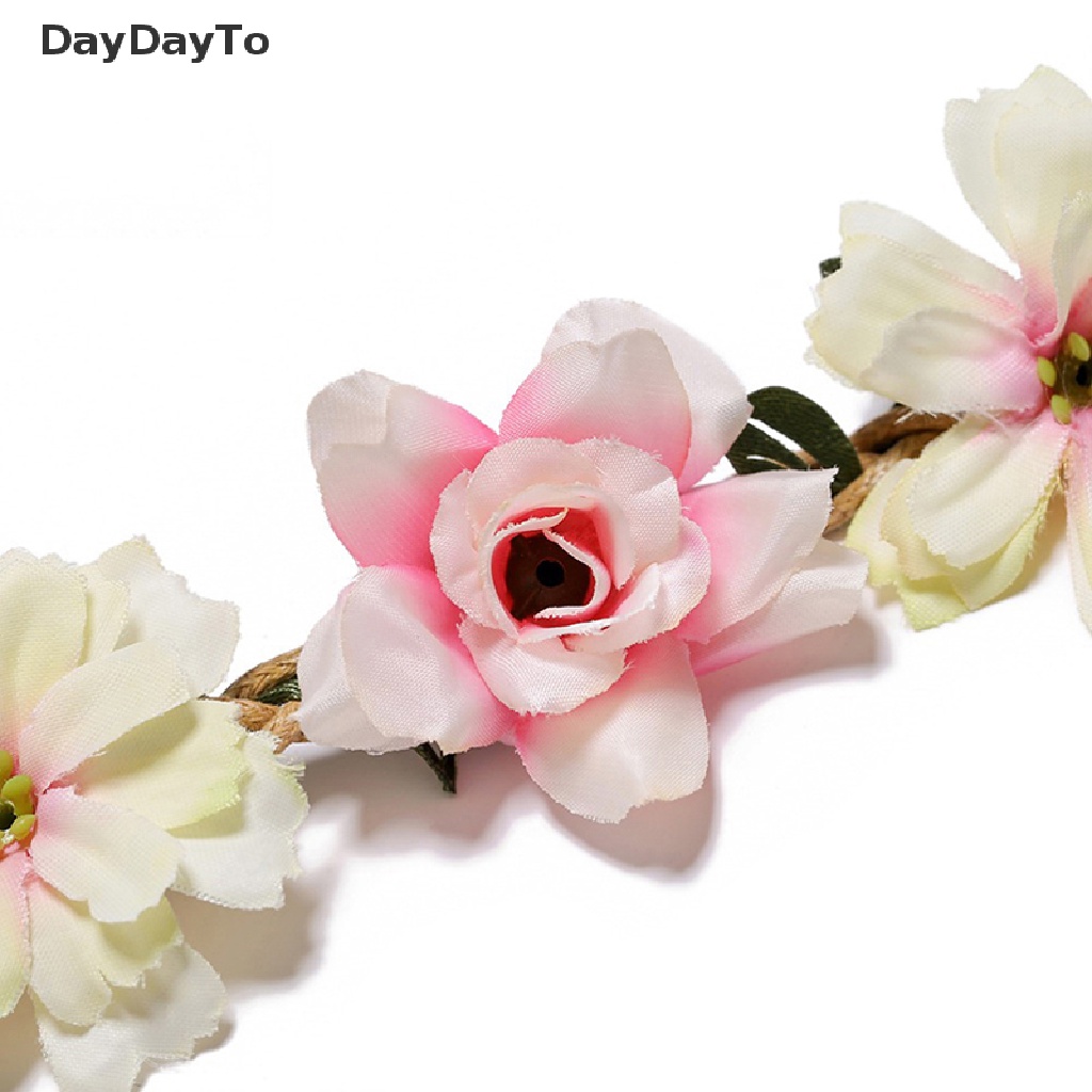 Vòng Hoa Đội Đầu Phụ Kiện Đám Cưới Bãi Biển Phụ Kiện Mới Cho Bé Gái