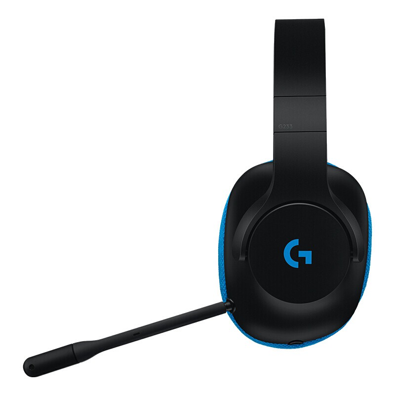 Bộ tai nghe kiểu chụp tai có micro Logitech G233 kiểu dáng thể thao cao cấp