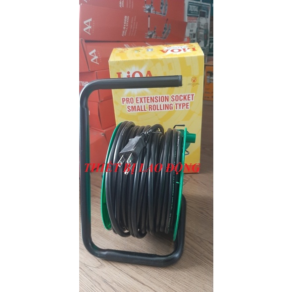 Ổ cắm kéo dài quay tay LIOA kiểu Rulo QN20-3-15A