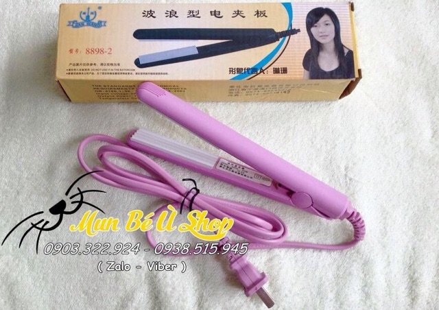 MÁY BẤM TÓC MINI HỒNG CUTE XINH XẮN