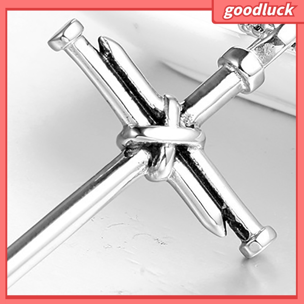 Goodluck| Vòng cổ Mặt Thánh Giá Phong Cách Vintage Cho Nam