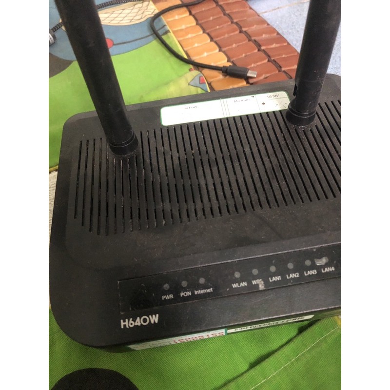 Modem Phát WIFI quang  Viettel H640w Dasan 2 râu và 4 cổng LAN - Modem Chính Hãng