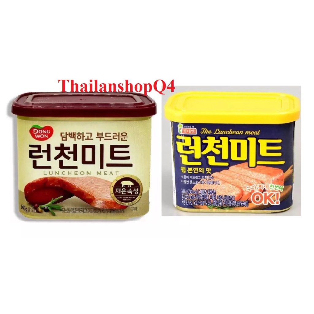 (HCM) Thịt hộp The Luncheon 340g Hàn Quốc 8/2024