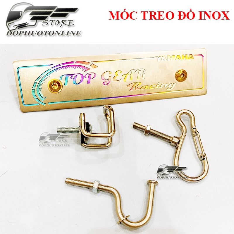 Móc Treo Đồ Xe Máy Inox Chữ U Kẹp Inox 304 10 ly Siêu Dày
