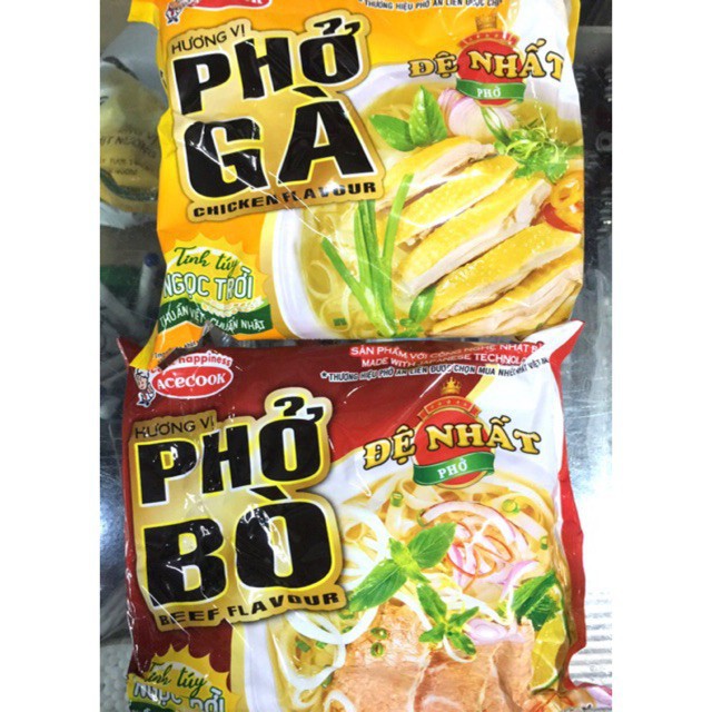 Phở ăn liền Đệ nhất vị gà/ bò gói 65g | BigBuy360 - bigbuy360.vn
