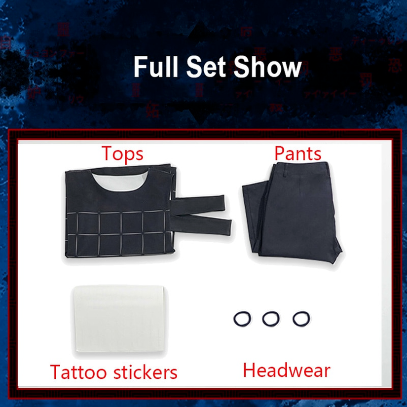 HOT!!Set Đồ Đồng Phục Cosplay Jujutsu Kaisen Mahto yhyt
