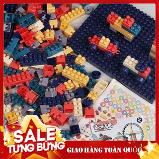 Bộ Đồ Chơi Lắp Ráp 520 Chi Tiết - Đồ Chơi Xếp Hình Sáng Tạo Phát Triển Trí Tuệ Cho Bé