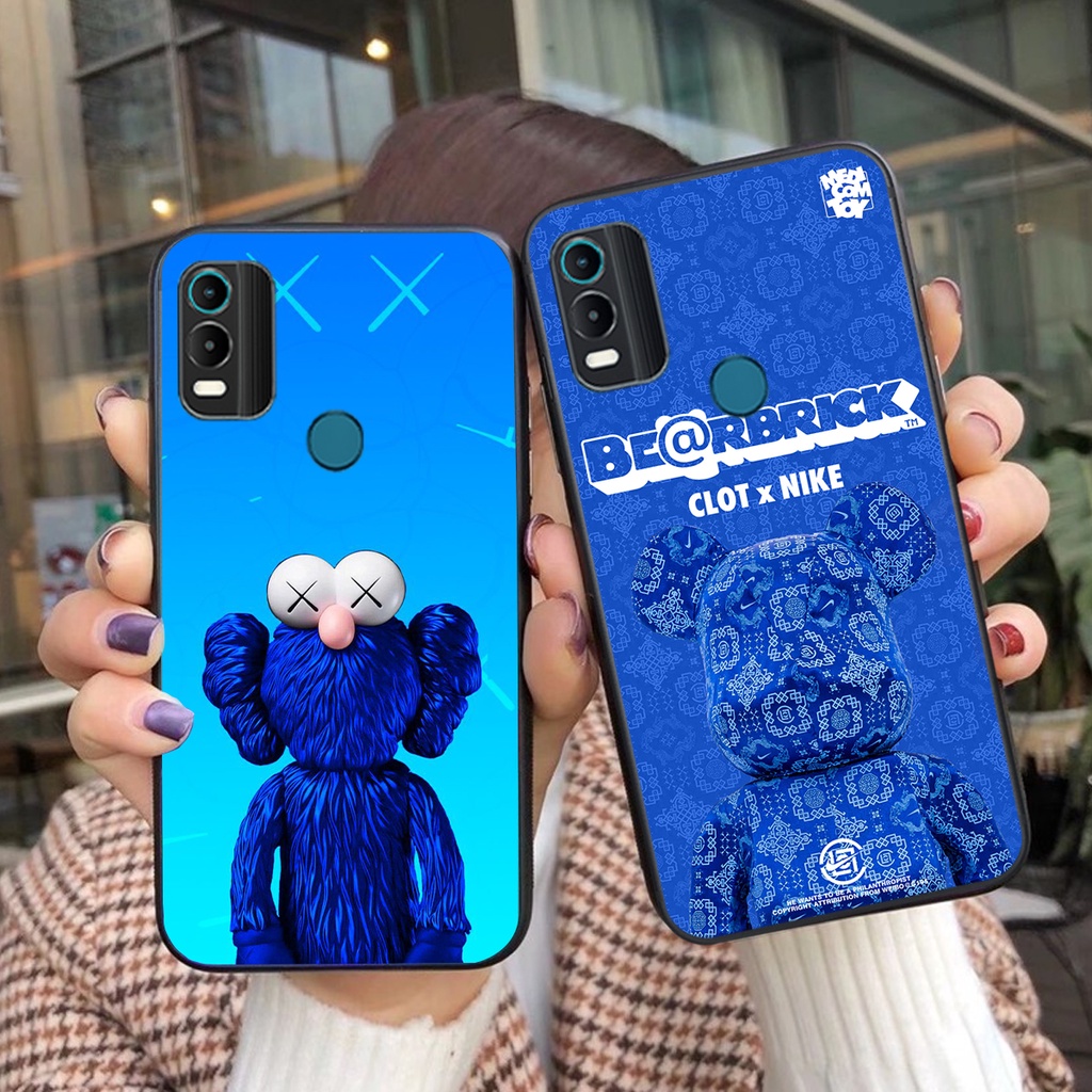 Ốp lưng Nokia C21 Plus bearbrick Kaws mẫu phá cách cực chất siêu bền