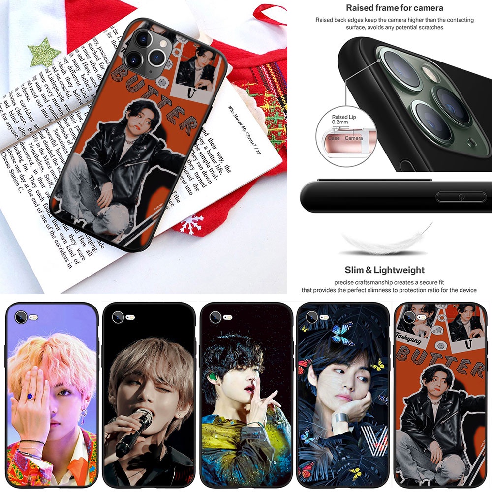Ốp Điện Thoại Họa Tiết Kim Taehyung V Cho iPhone 5 5S 6 6S 7 8 11 Pro Max Plus SE XR HH50