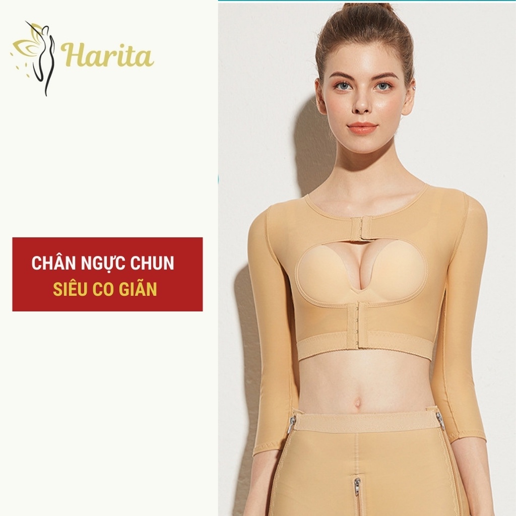 Áo gen định hình thon gọn bắp tay lưng nâng ngực sau hút mỡ, hỗ trợ giảm mỡ săn chắc nâng cơ, chống giãn tĩnh mạch