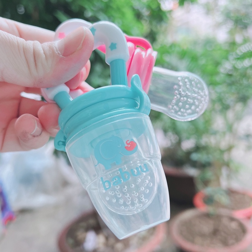 TÚI NHAI ĂN DẶM CHỐNG HÓC 3 NÚM NHAI CAO CẤP BABUU NHẬT BẢN