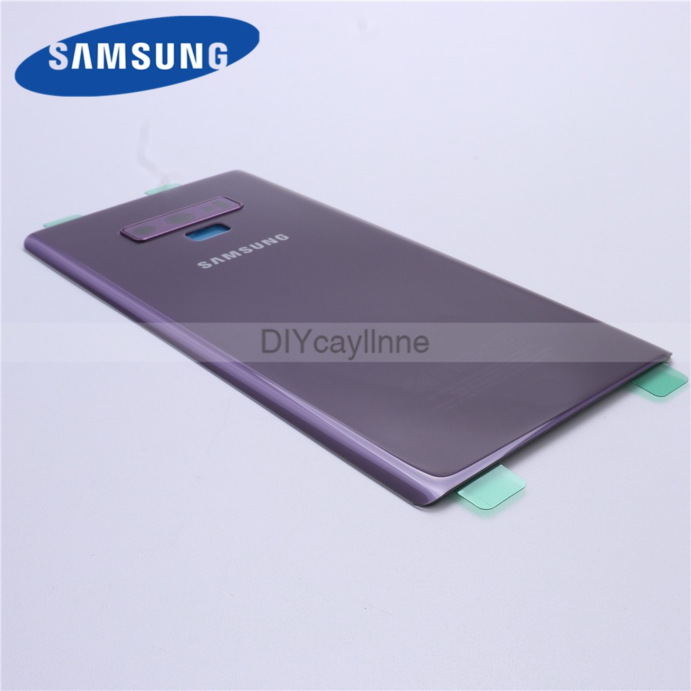 Nắp lưng điện thoại mặt kính + miếng dán thay thế mới cho Samsung Galaxy Note 9