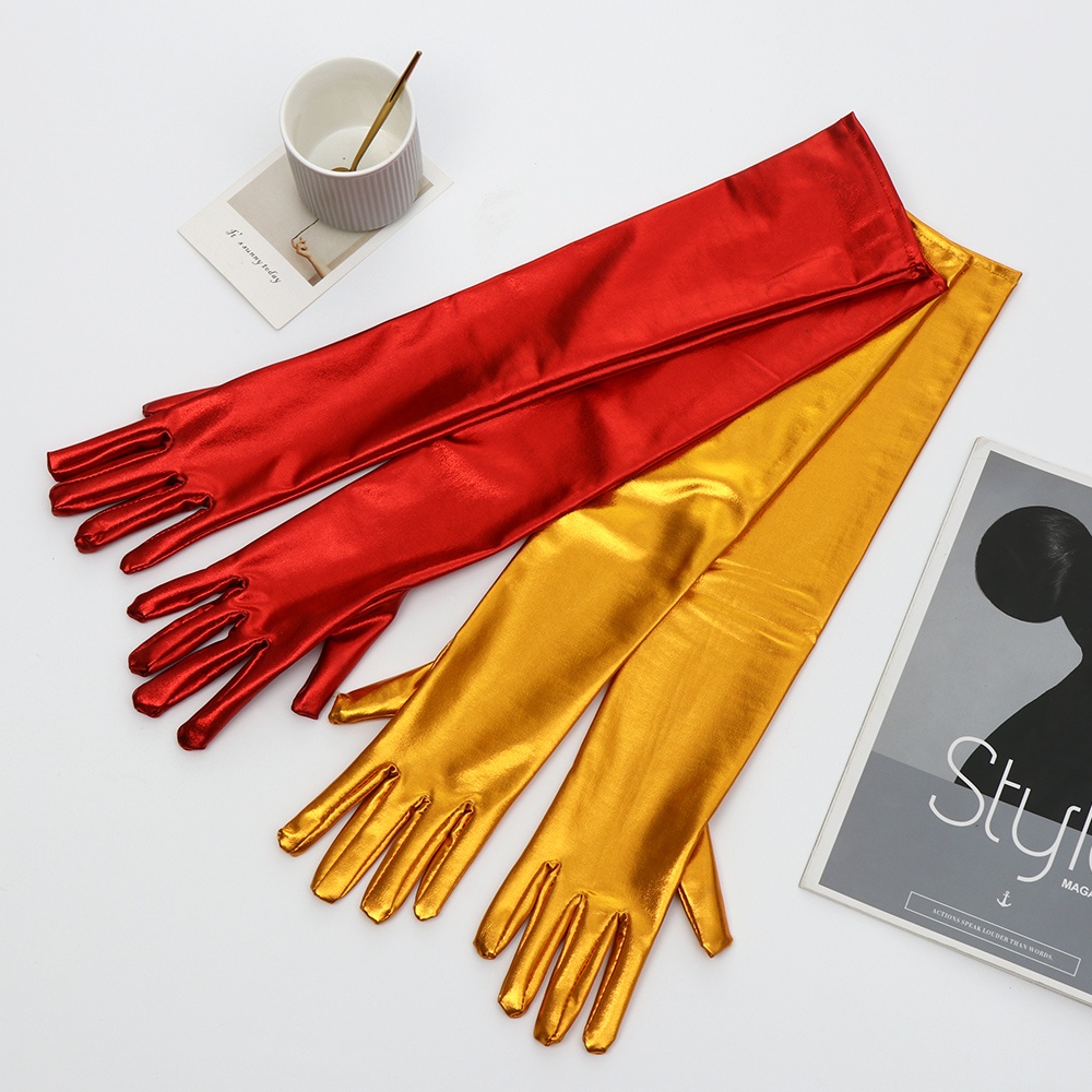 Đôi găng tay da hóa trang phong cách nhạc jazz hip hop cá tính thời trang