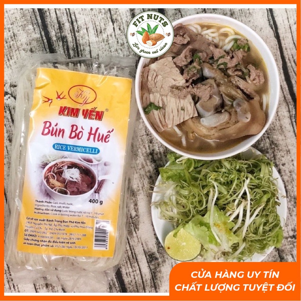 Bún bò Huế khô, nui macaroni, bún tươi, phở