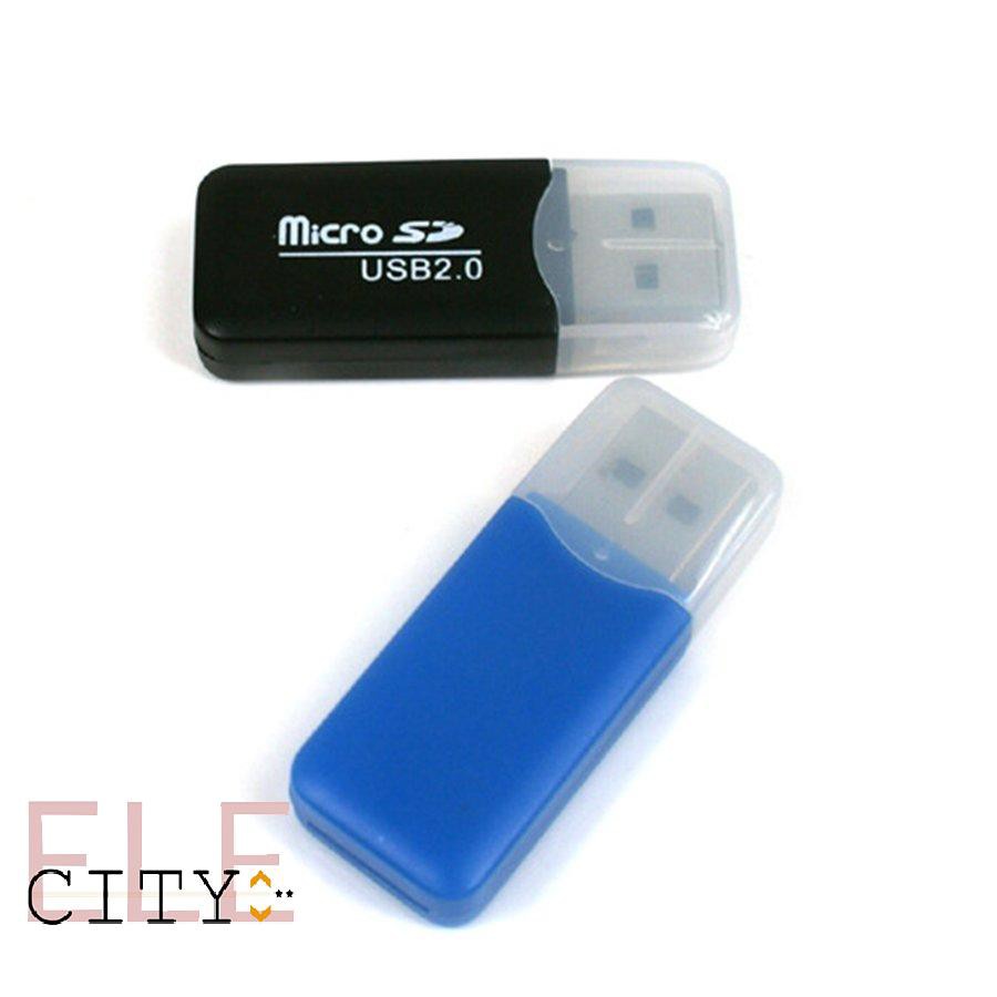 ✨ELE✨Lightweight And High Speed Memory Card Reader USB2.0 Memory Card Reader