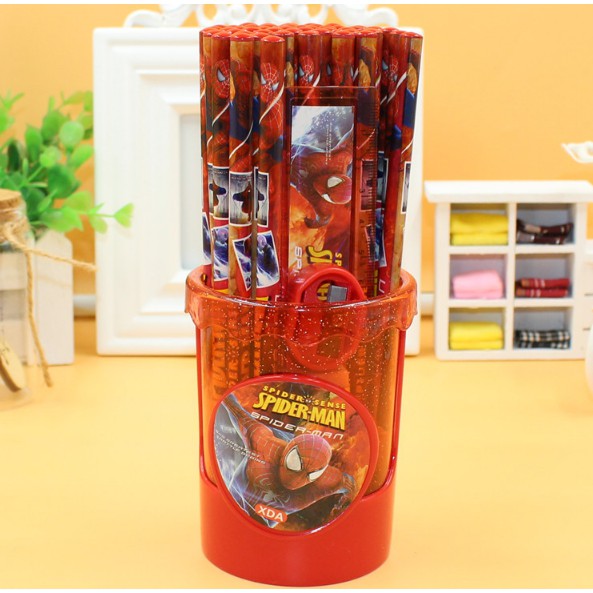 Combo 5c Bút chì gỗ HB hoạt hình siêu yêu