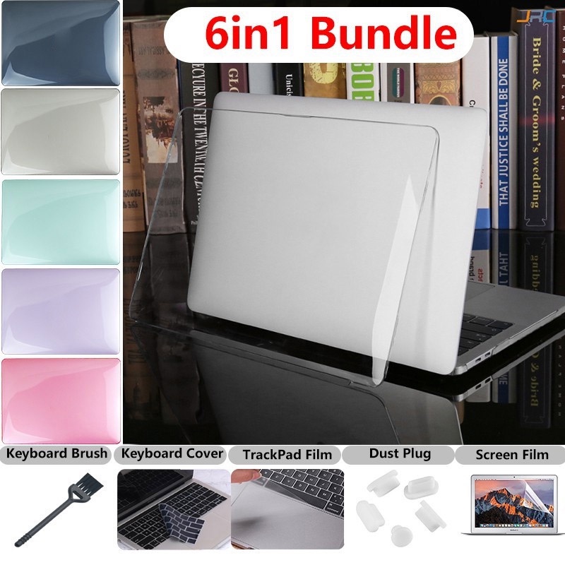 Ốp Điện Thoại 6 Trong 1 Cho MacBook Air M2 A2681 13 2020 A2338 M1 A2337 A2179 2019 A1932 Pro 13 15 2019 Touch Bar A2289 A2251 A2159 Retina 12
